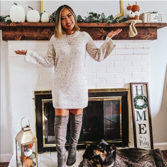 madewell donegal sweater dress